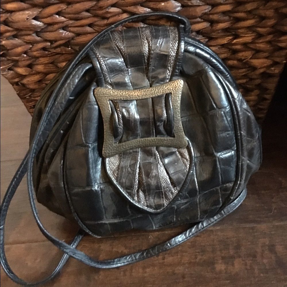 Vintage 80s Leather Bag
